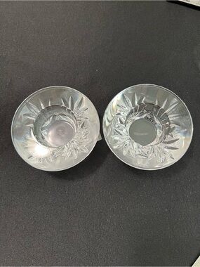 Waterford Clear Crystal Pair of Tea Lights